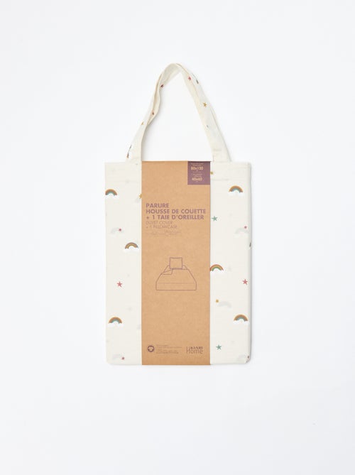 Parure de lit 1 personne 80 x 120cm - Kiabi Home - Kiabi Parure de lit 1 personne 80 x 120cm - Kiabi Home - Kiabi