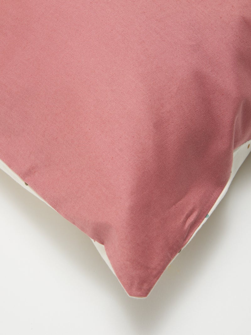 Parure de lit 1 personne (80x120cm) - Kiabi Home Beige à pois - Kiabi