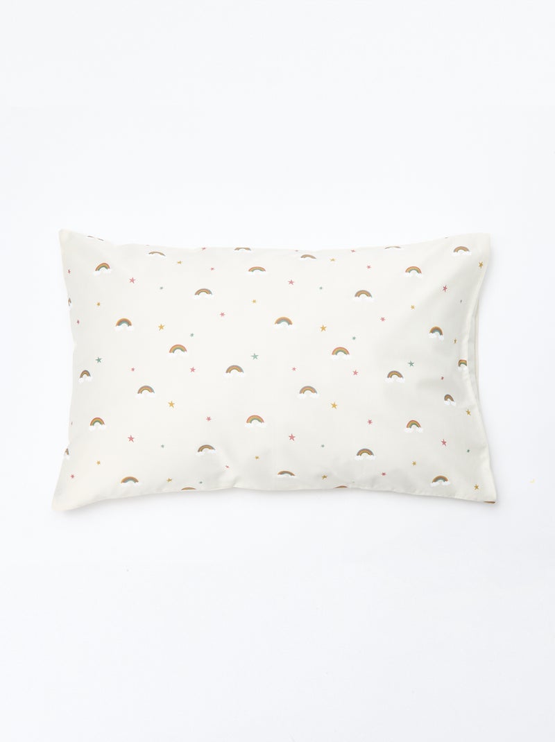 Parure de lit 1 personne (80x120cm) - Kiabi Home Beige - Kiabi