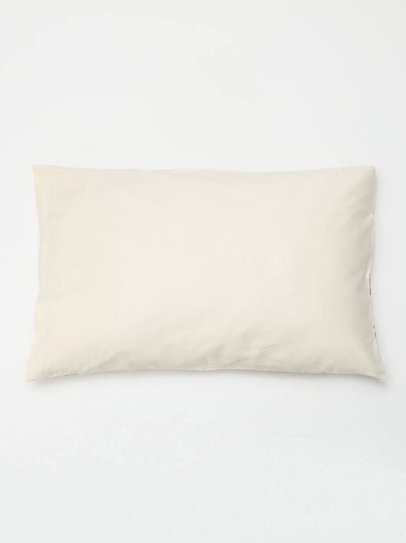 Parure de lit 1 personne (80x120cm) - Kiabi Home Beige - Kiabi