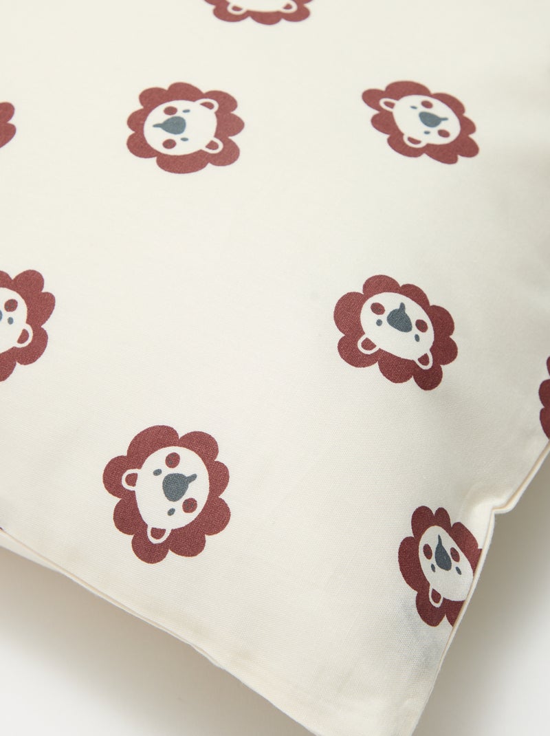 Parure de lit 1 personne (80x120cm) - Kiabi Home Beige - Kiabi