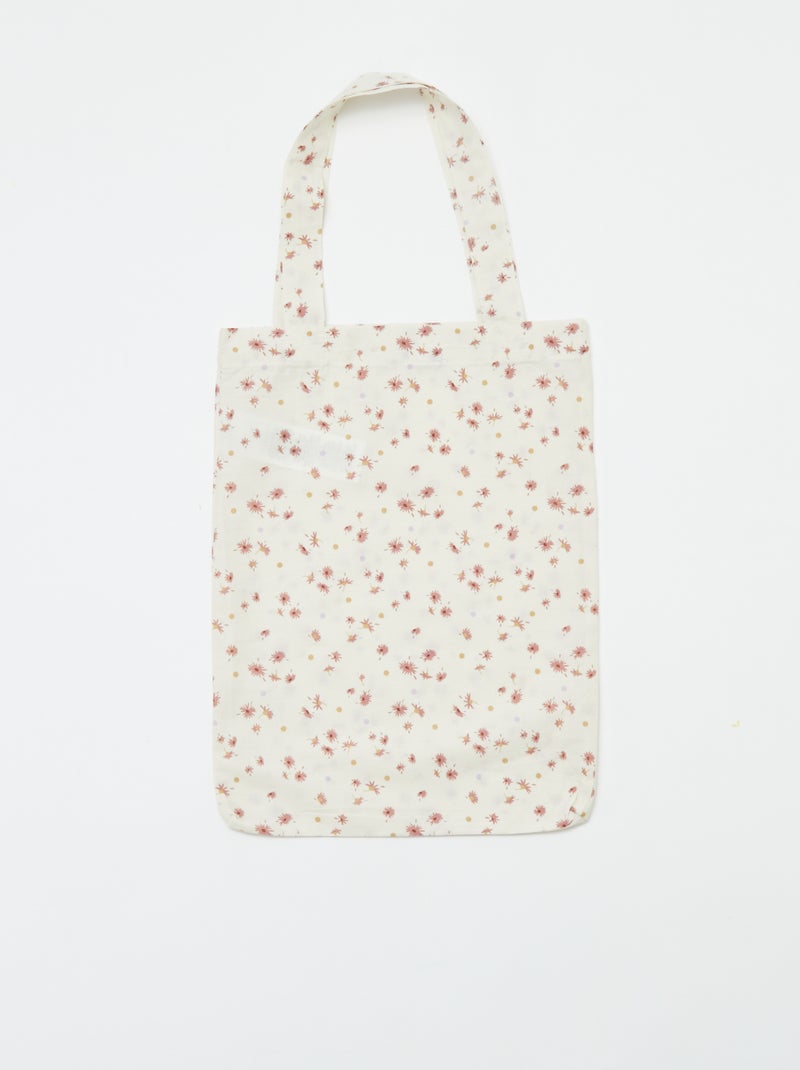 Parure de lit 1 personne (80x120cm) - Kiabi Home Beige/rose - Kiabi