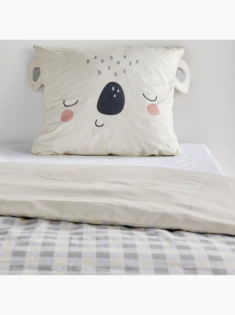 Parure de lit 1 personne funny Blanc - Kiabi