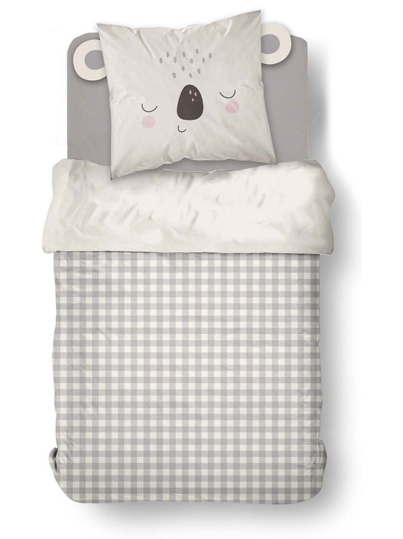 Parure de lit 1 personne funny Blanc - Kiabi