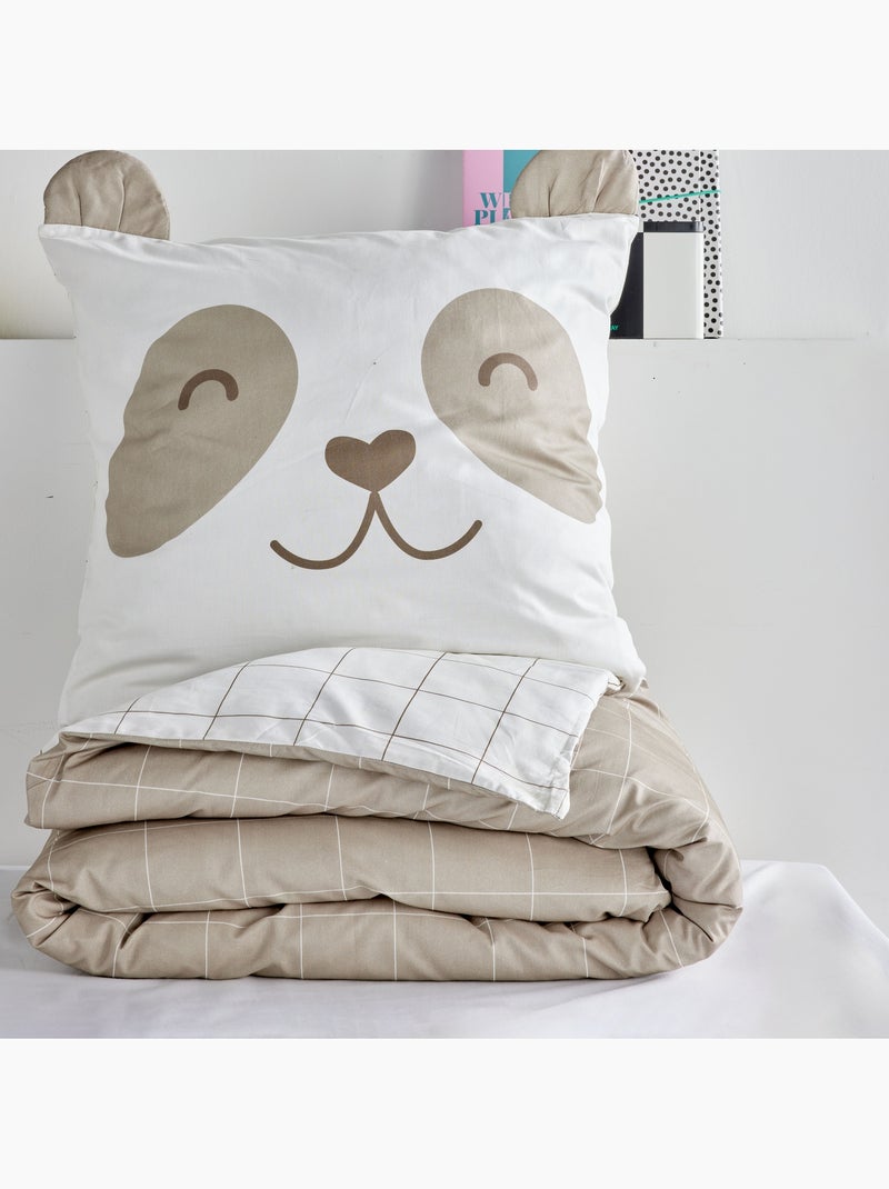 Parure de lit 1 personne FUNNY Marron - Kiabi