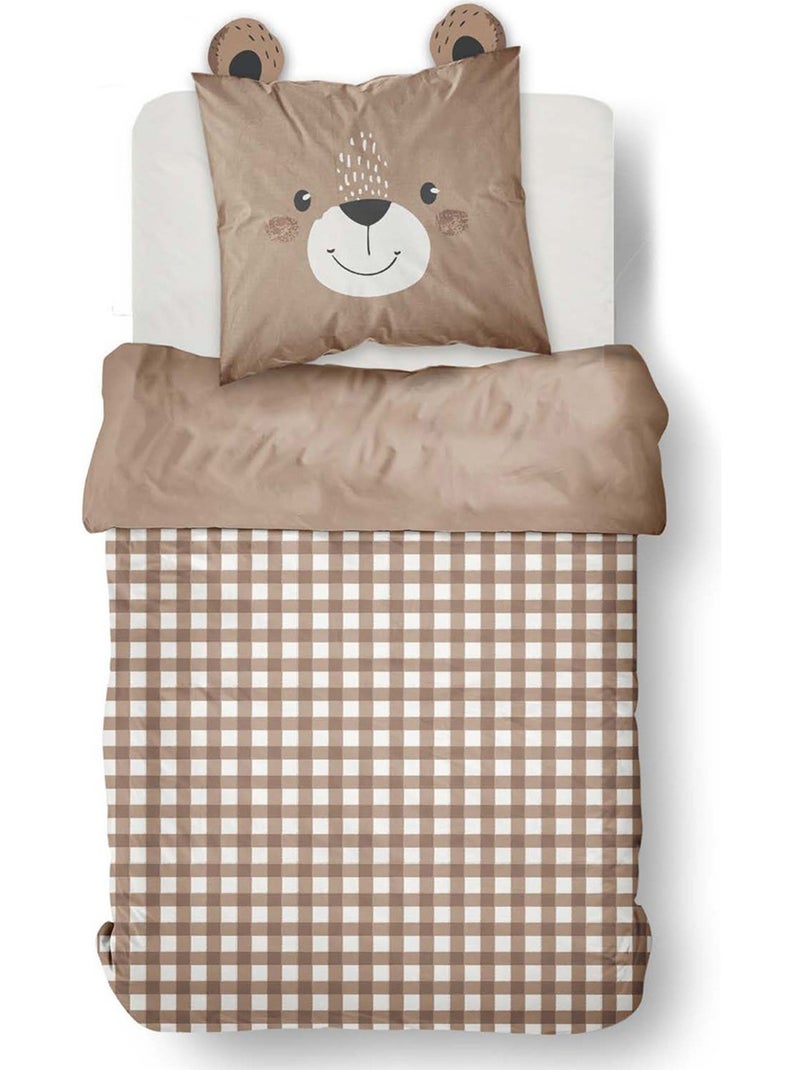 Parure de lit 1 personne FUNNY Marron - Kiabi
