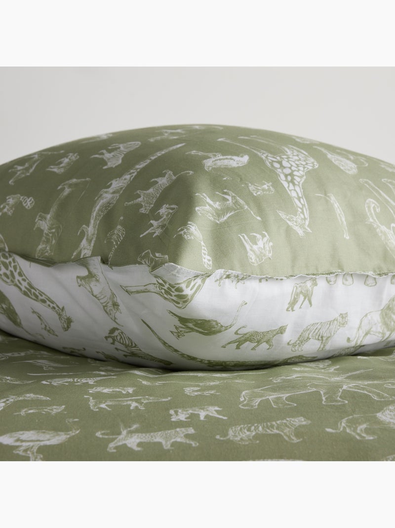 Parure de lit 1 personne HAPPY Vert - Kiabi