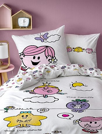 Parure de lit 1 personne 'Monsieur Madame'