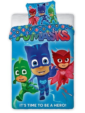 Parure de lit 1 personne 'Pyjamasques'