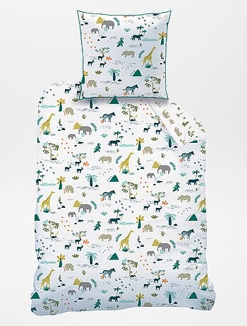 Parure de lit 1 personne réversible