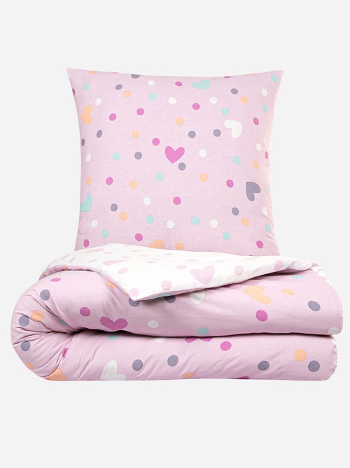 Parure de lit 1 personne réversible - Kiabi