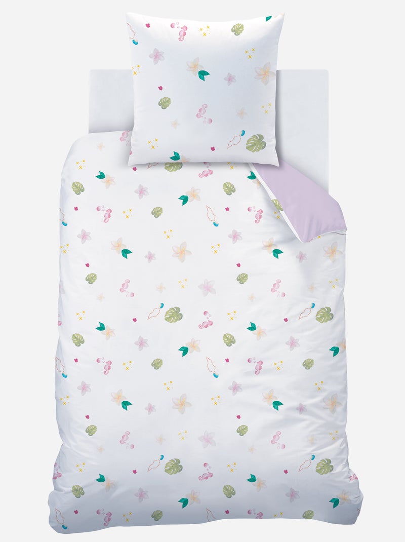 Parure de lit 1 personne 'Vaiana' VIOLET - Kiabi