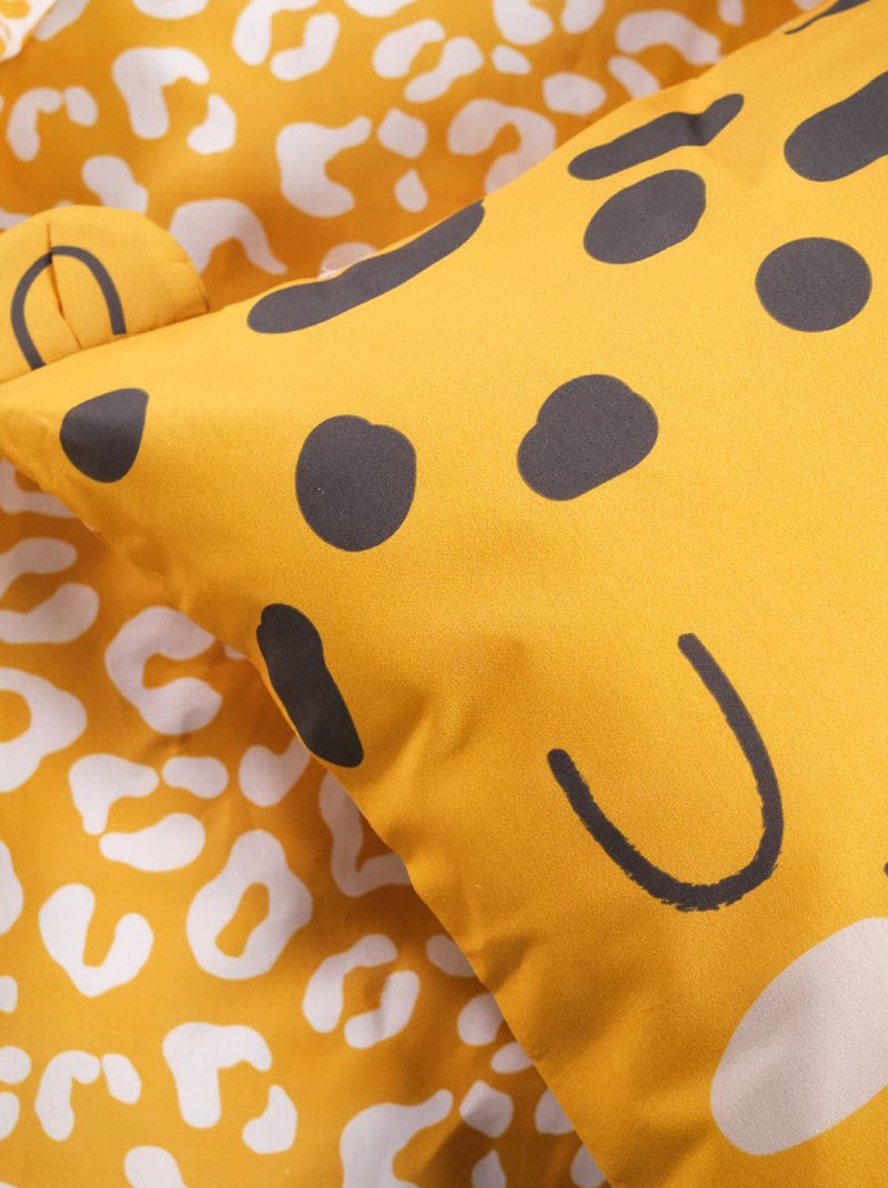 Parure de lit 1 personnes 2 pièces housse de couette + taie d'oreiller Jaune - Kiabi