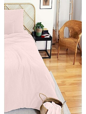Parure de lit 1 place en double gaze de coton