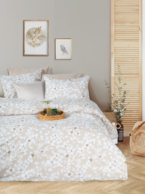 Parure de lit  100% coton - Kiabi