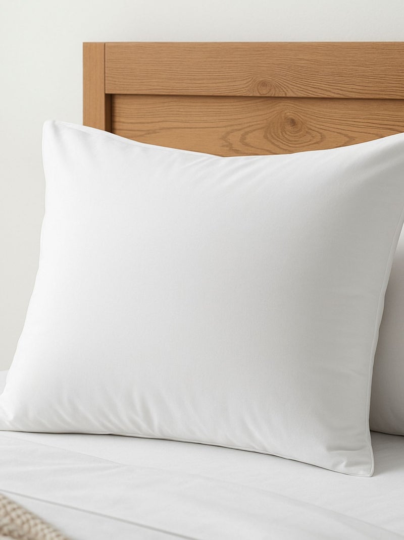 Parure de lit 100% coton Blanc - Kiabi