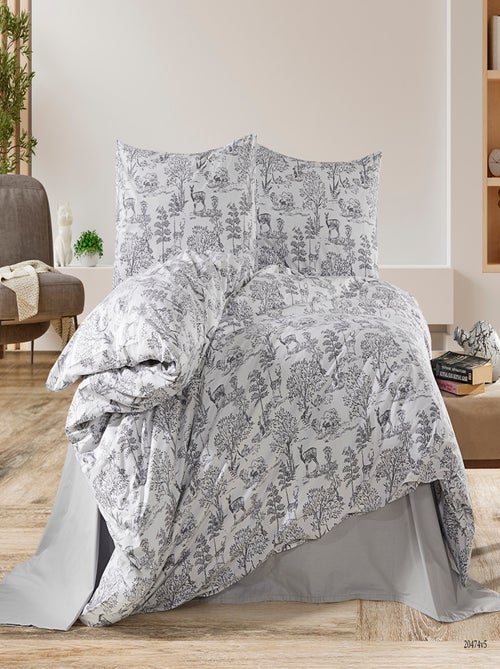 Parure de lit  100% coton - Kiabi