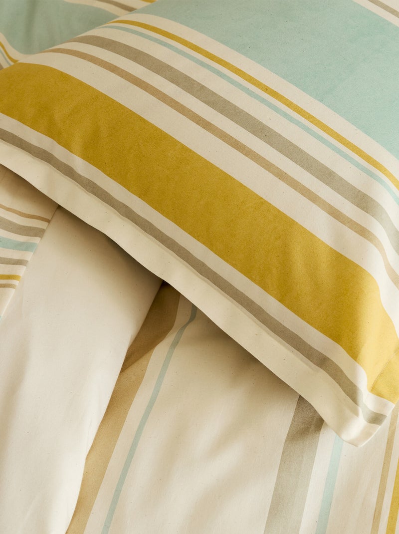 Parure de lit 100% coton HUGO Taie 50x70 cm Moutarde - Kiabi