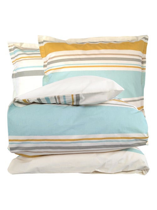 Parure de lit 100% coton HUGO Taie 65x65 cm - Kiabi