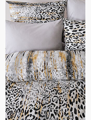 Parure de lit 100% coton imprimé "Argento