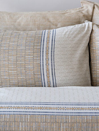 Parure de lit 100% coton imprimé "Milet