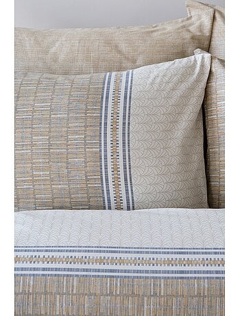 Parure de lit 100% coton imprimé "Milet