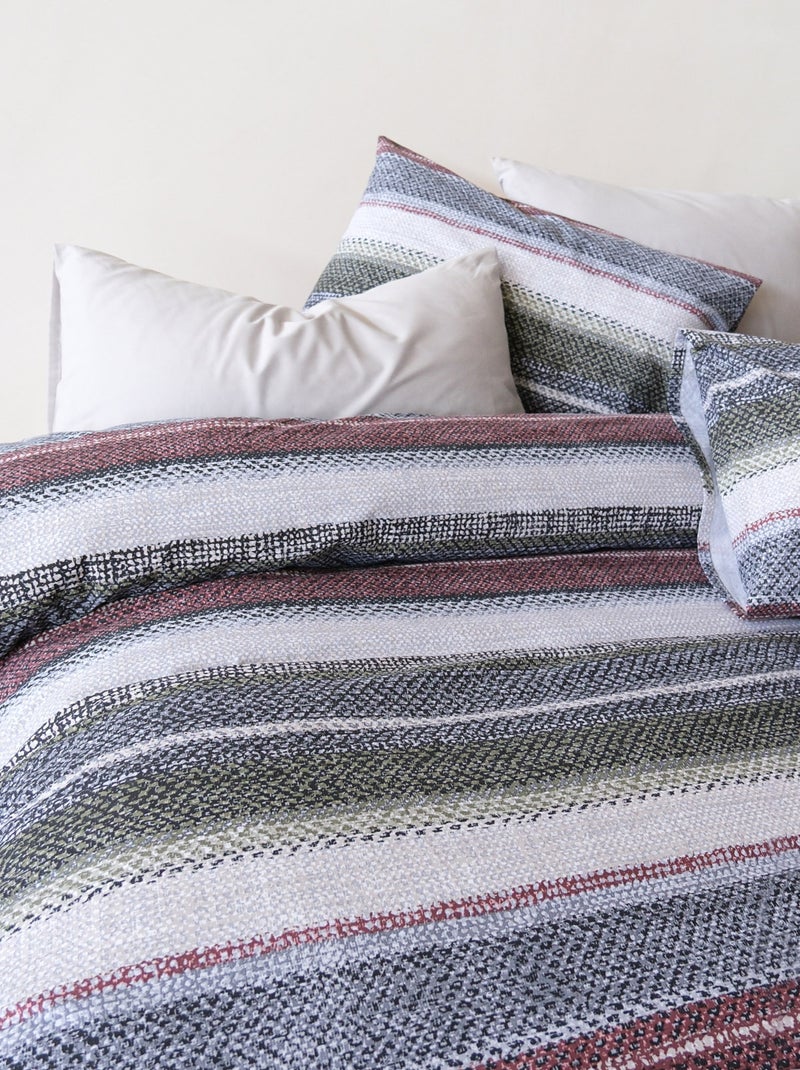 Parure de lit 100% coton imprimé "Morgan" Multicolore - Kiabi
