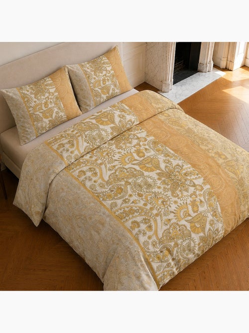 Parure de lit 100% coton motif floral, bombay - Kiabi Parure de lit 100% coton motif floral, bombay - Kiabi