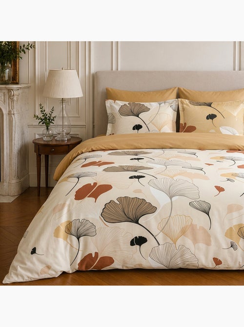 Parure de lit 100% coton motif floral, minkly - Kiabi Parure de lit 100% coton motif floral, minkly - Kiabi