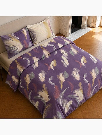 Parure de lit 100% coton motif tropical, winter