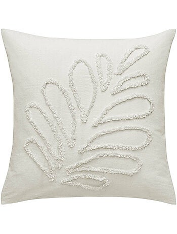 Parure de lit 100% coton tufté anouk + drap housse 140 x 190 cm