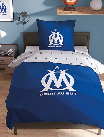 Parure de lit 100% imprimée 100% coton, om ondeblue