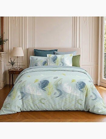 Parure de lit 100% microfibre motif tropical, paloma