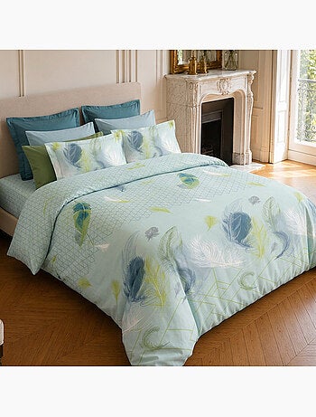 Parure de lit 100% microfibre motif tropical, paloma