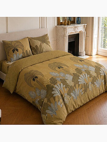 Parure de lit 100% microfibre motif tropical, the palm