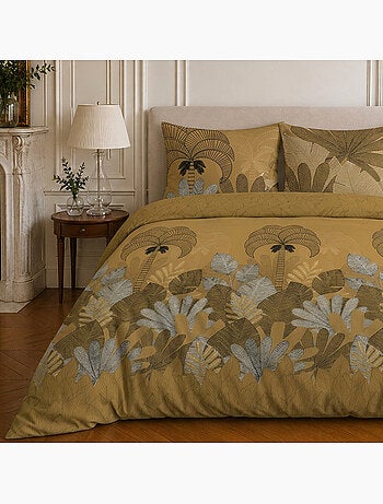 Parure de lit 100% microfibre motif tropical, the palm