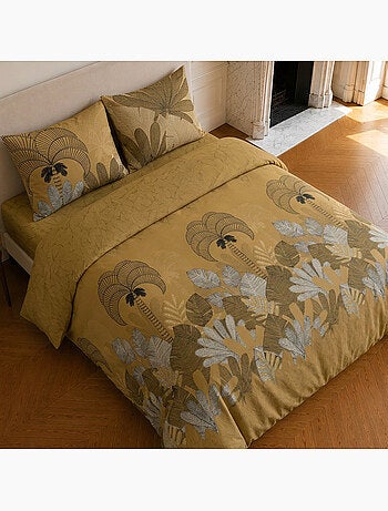 Parure de lit 100% microfibre motif tropical, the palm