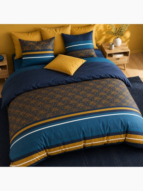 Parure de lit 100% percale de coton motif arches graphiques, noxor - Kiabi