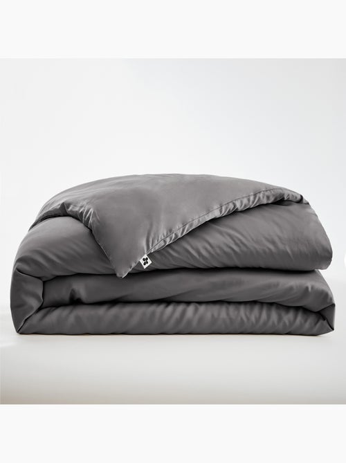 Parure de lit 100% viscose de bambou satin 120 fils salomé + drap-housse - Kiabi Parure de lit 100% viscose de bambou satin 120 fils salomé + drap-housse - Kiabi