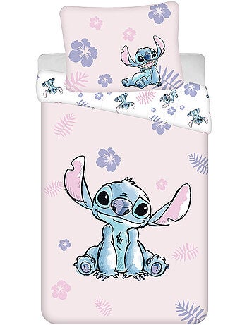 Parure de lit 140 cm x 200 cm 100% coton Lilo & Stitch