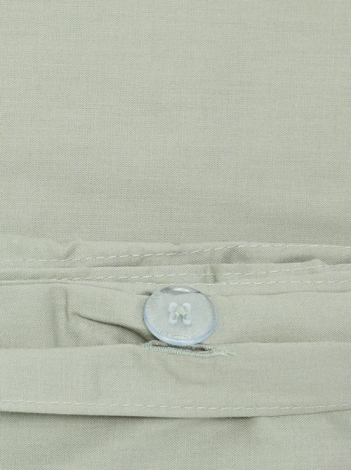 Parure de lit 140 x 200 cm en coton - Kiabi