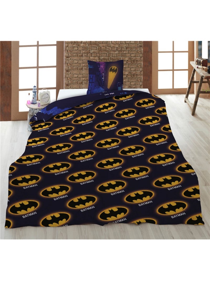 Parure de lit 140x200 cm Batman Gotham City Multicolore - Kiabi