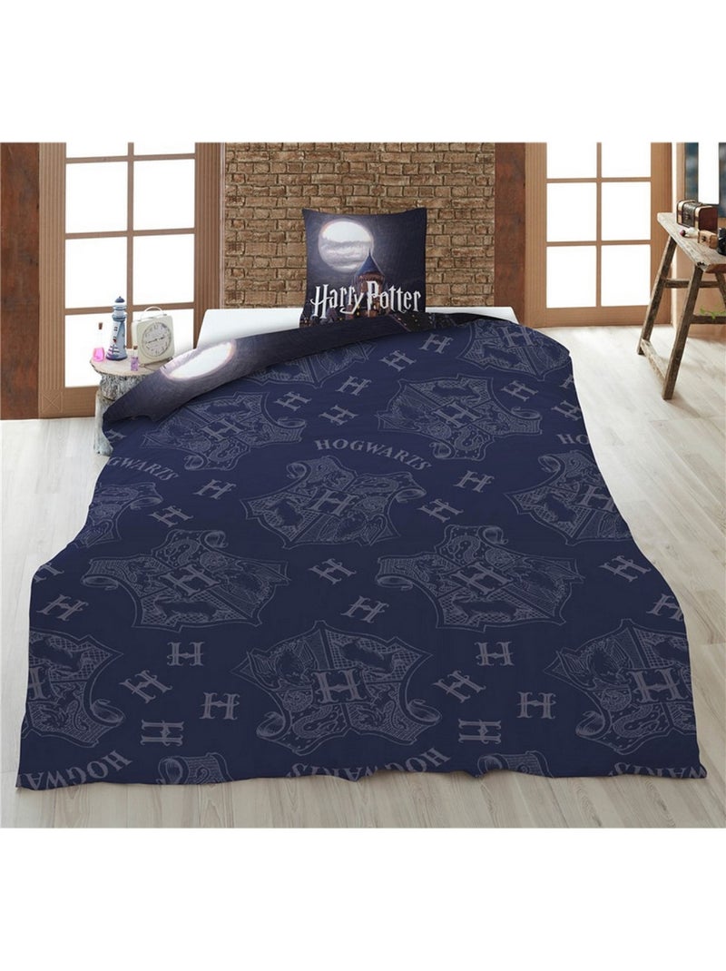 Parure de lit 140x200 cm Harry Potter Poudlard Multicolore - Kiabi