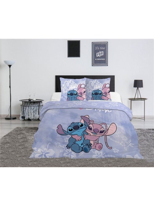 Parure de lit 140x200 cm Stitch & Angel (Lilo & Stitch) - Kiabi