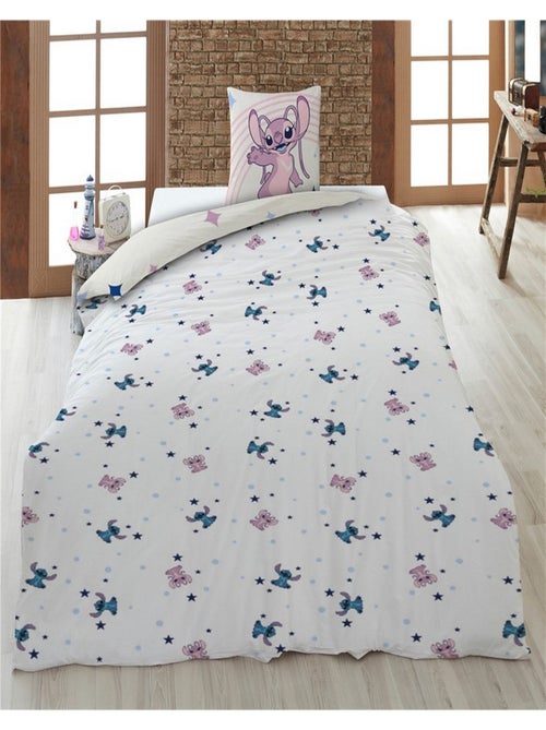 Parure de lit 140x200 cm Stitch & Angel (Stitch & Lilo) - Kiabi Parure de lit 140x200 cm Stitch & Angel (Stitch & Lilo) - Kiabi
