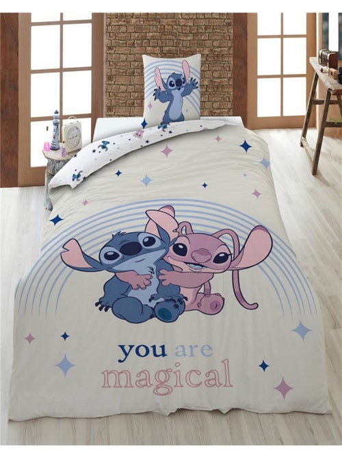 Parure de lit 140x200 cm Stitch & Angel (Stitch & Lilo) - Kiabi Parure de lit 140x200 cm Stitch & Angel (Stitch & Lilo) - Kiabi