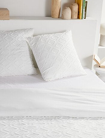 Parure de lit 2 personnes - 1 housse de couette + 2 taies d'oreiller