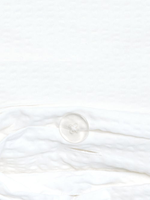 Parure de lit 2 personnes - 200 x 200 cm en seersucker - Kiabi Parure de lit 2 personnes - 200 x 200 cm en seersucker - Kiabi