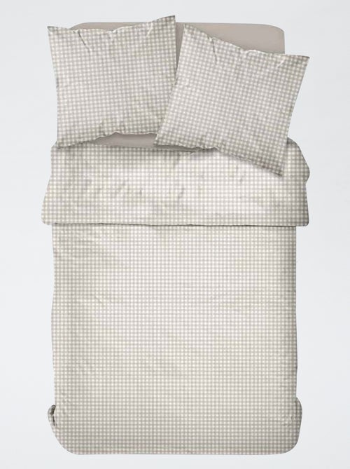 Parure de lit 2 personnes - 240x220cm - Kiabi