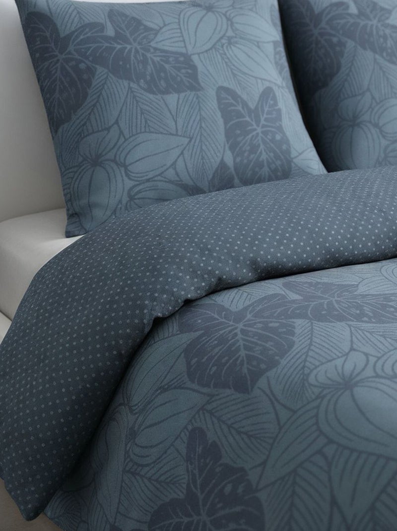 Parure de lit 2 personnes - 240x220cm Bleu - Kiabi
